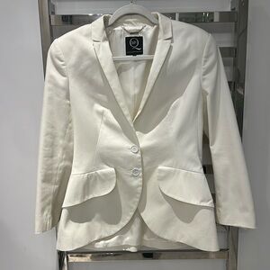 Alexander McQueen white blazer